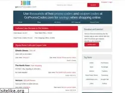 Sites similar to gopromocodes.com