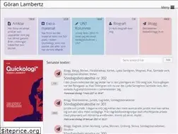 Sites similar to goranlambertz.se