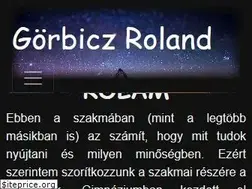 Sites similar to gorbiczroland.hu
