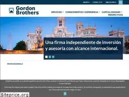 Sites similar to gordonbrothers.es