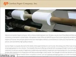 Sites similar to gordonpaper.com