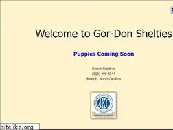 Sites similar to gordonshelties.com
