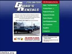 Sites similar to gordsrentals.com