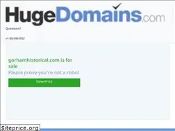 Sites similar to gorhamhistorical.com