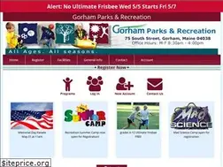Sites similar to gorhamrec.com