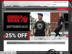 Sites similar to gorillawear.hu