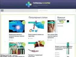 Sites similar to gormonorm.ru