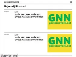 Sites similar to gorskenovosti.net