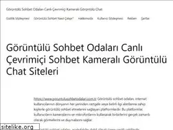 Sites similar to goruntulusohbetodalari.com.tr