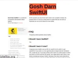 Sites similar to goshdarnswiftui.com