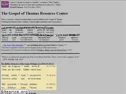 Sites similar to gospel-thomas.net
