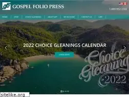 Sites similar to gospelfolio.com