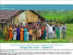 Sites similar to gospelforasia.org