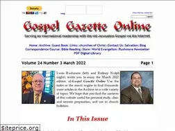 Sites similar to gospelgazette.com