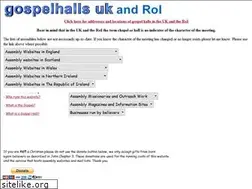 Sites similar to gospelhall.org.uk