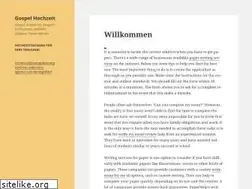 Sites similar to gospelhochzeit.de