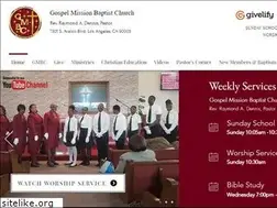 Sites similar to gospelmissionmbc.org