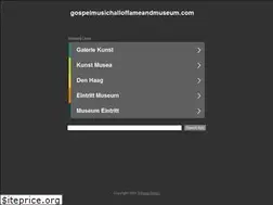 Sites similar to gospelmusichalloffameandmuseum.com