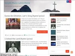 Sites similar to gospelmusiclyricshomes.com