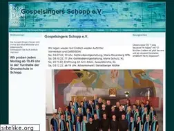 Sites similar to gospelsingers-schopp.de