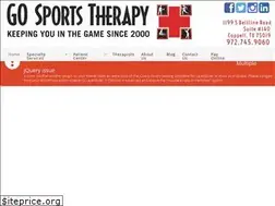Sites similar to gosportstherapy.com
