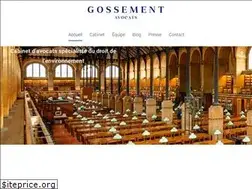 Sites similar to gossement-avocats.com