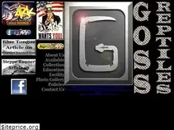 Sites similar to gossreptiles.com