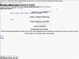 Sites similar to gosunstove.com