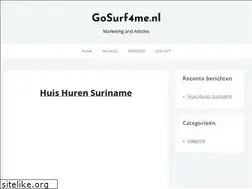 Sites similar to gosurf4me.nl