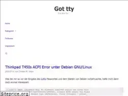 Sites similar to got-tty.org