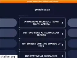 Sites similar to gotech.co.za