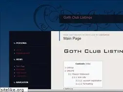 Sites similar to gothclubs.org