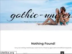 Sites similar to gothic-univers.fr