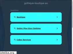 Sites similar to gothique-boutique.eu