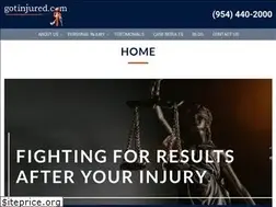Sites similar to gotinjured.com