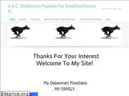 Sites similar to gotmybackdobermans.com