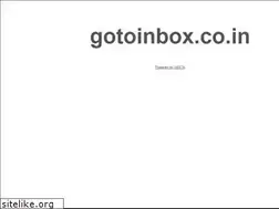 Sites similar to gotoinbox.co.in