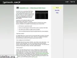 Sites similar to gotossh.com