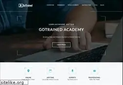Sites similar to gotrained.com