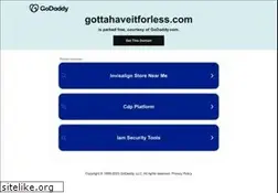 Sites similar to gottahaveitforless.com