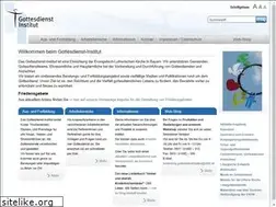 Sites similar to gottesdienstinstitut.org