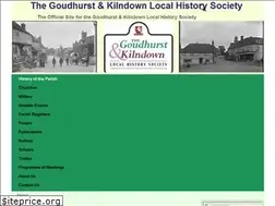 Sites similar to goudhurstlocalhistorysociety.org