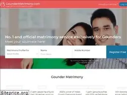 Sites similar to goundermatrimony.com
