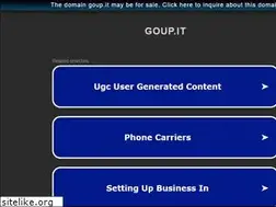 Sites similar to goup.it
