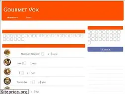 Sites similar to gourmetvox.com