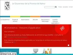 Sites similar to gouverneurnamur.be