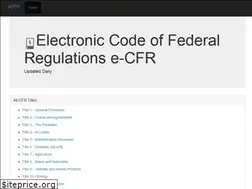 Sites similar to gov.ecfr.io