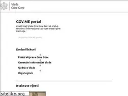 Sites similar to gov.me