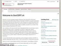Sites similar to govcert.admin.ch