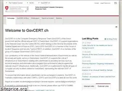 Sites similar to govcert.ch